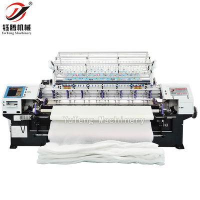 Macchina di cucitura per coperte a chiusura multi ago computerizzata