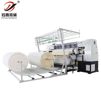 Macchina per trapuntatura materassi computerizzata non navetta multi-ago con larghezza di trapuntatura di 2450 mm, velocità di 100-1000 giri/min e spessore massimo di cucitura di 80 mm