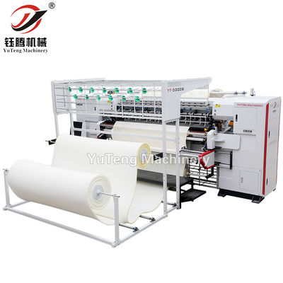 Macchina automatica di ricami a cucitura a cucitura a catena ad alta velocità computerizzata multi-aglio per la fabbricazione di coperte per coperte di materassi e divani