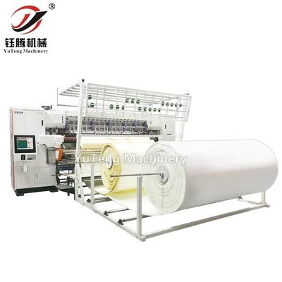 Utilizzare in fabbrica la macchina per coperte computerizzate, la macchina per cucire la biancheria da letto per la produzione di tessuti domestici.