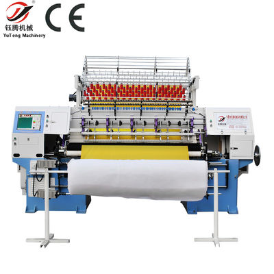 Macchina per coperte a cucitura a chiusura a aghi multi di alta produzione per letti e capi d'abbigliamento