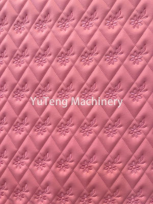 Macchina di ricamo a gancio rotativo a doppia fila industriale computerizzata per la fabbricazione di capi di abbigliamento di cuoio e vanità