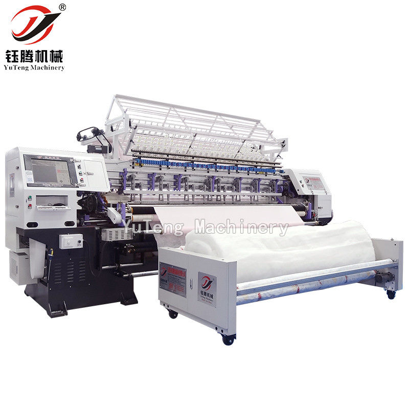 Fabbrica utilizza computer Shuttle Lock Stitch Multi Needle Quilting Machine per la produzione di biancheria da letto da copriletto