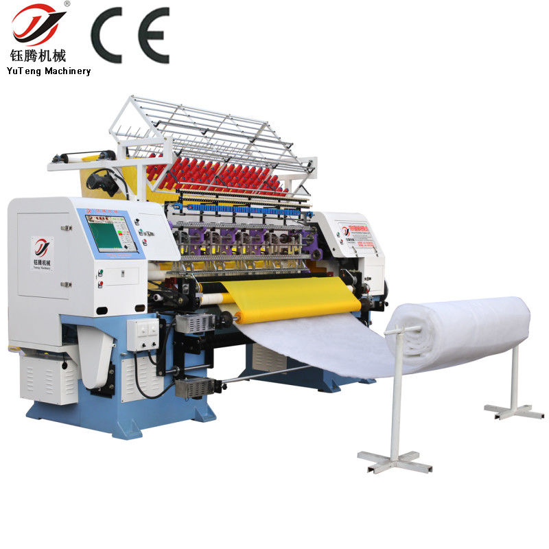 245cm Larghezza Multi Needle Quilting Machine YGB96-2-3 Modello per coperte pesanti 4500 Kg Capacità